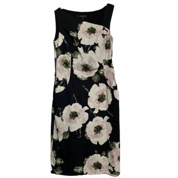Nine West Dresses & Skirts - Nine West Black & Light‎ Pink Floral Dress